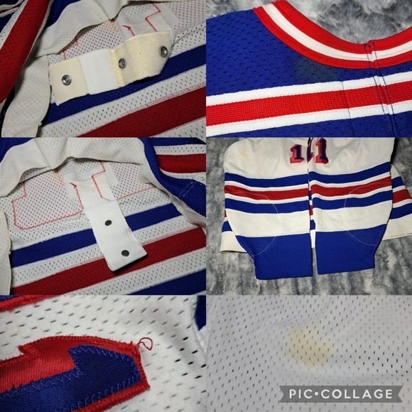 Vintage CCM Cosby New York Rangers Mark Messier 11 Jersey Mens 48 - Picture 7 of 12